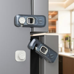 Blissleaf fridge locks pack front view illustrates easy-to-use child safety locks