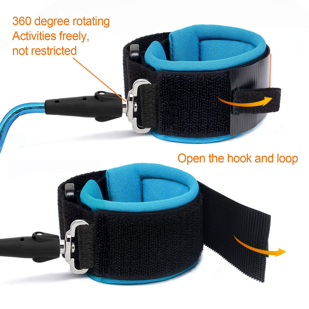 Blisstime anti-lost wrist link adjustable wristband displaying snug fit for varied ages
