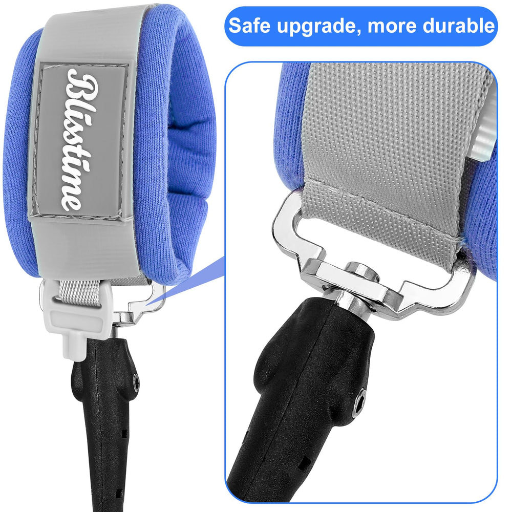 Blisstime leash 360-degree swivel prevents tangling during playful walks.