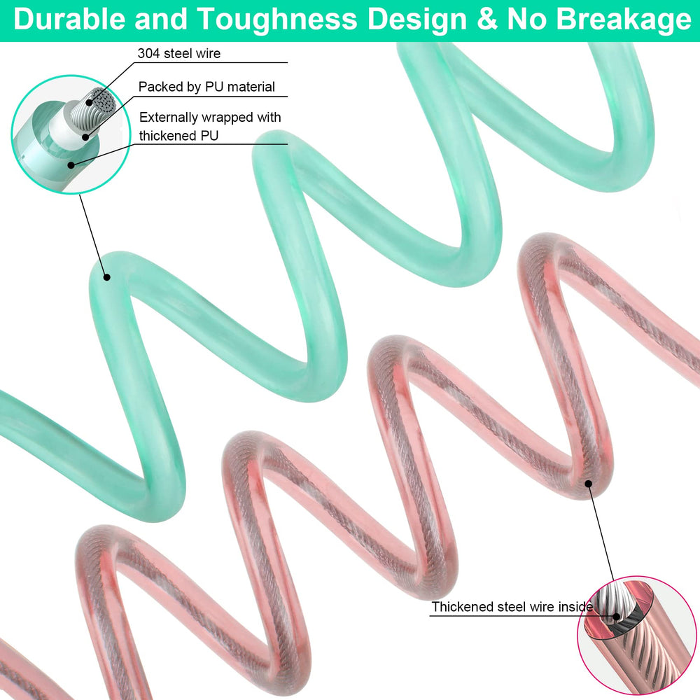 Blisstime leash 360-degree rotation prevents tangling during movement.
