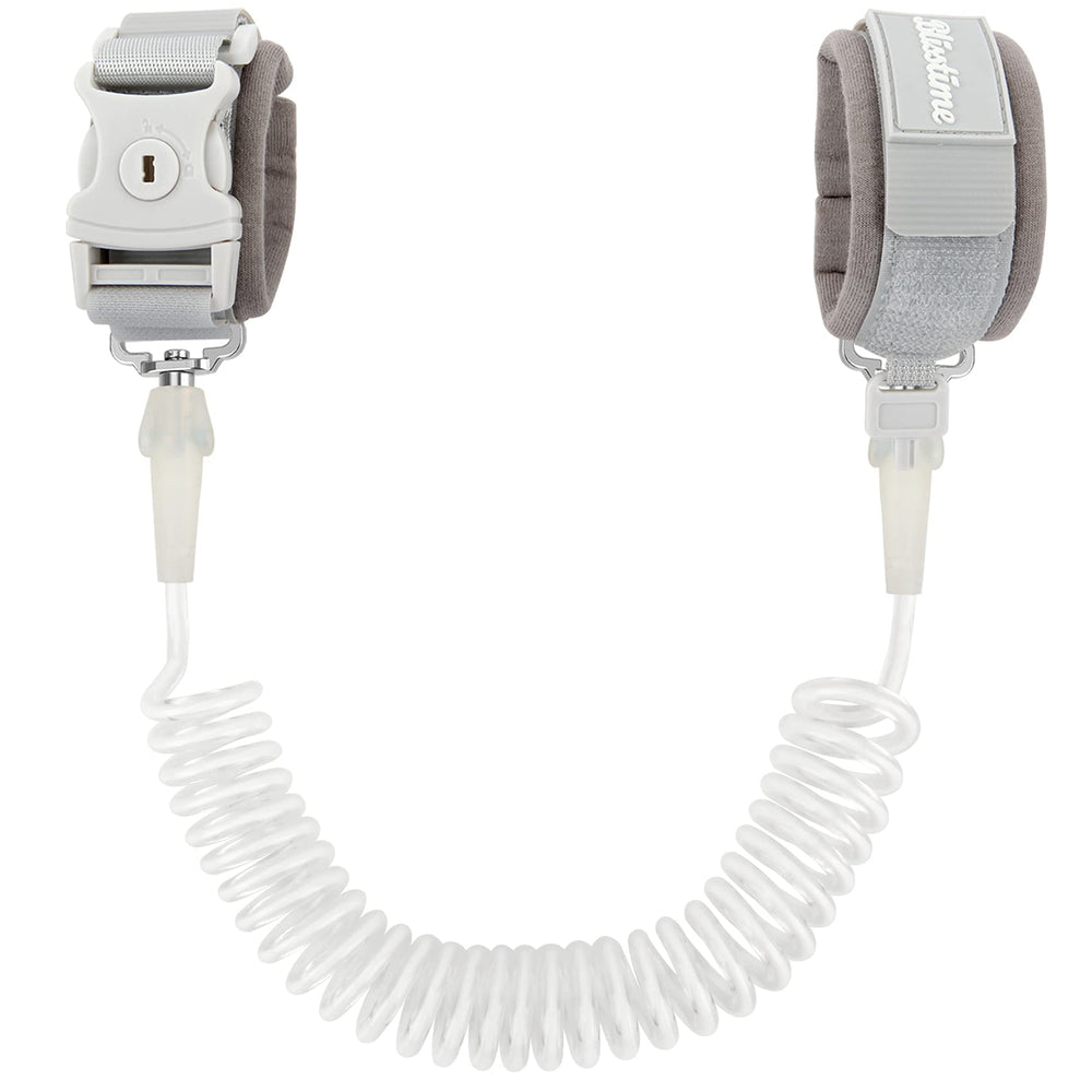 Blisstime toddler leash with key-lock wristband keeps kids safe in crowds