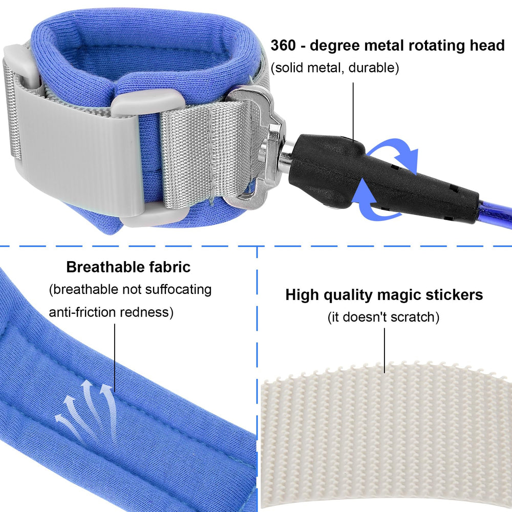 Blisstime Toddler Leash stainless steel rope wrapped in PU for durability.