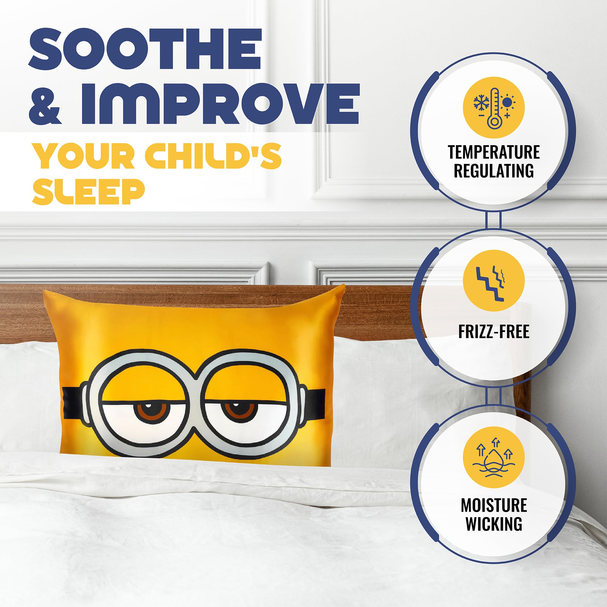 Blissy Toddler Silk Pillowcase demonstrates temperature regulation for comfy sleep.
