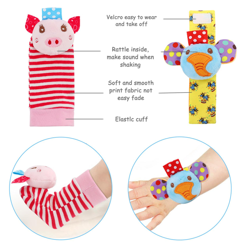 BLOOBLOOMAX infant rattle socks safe materials reassure parents about safety.