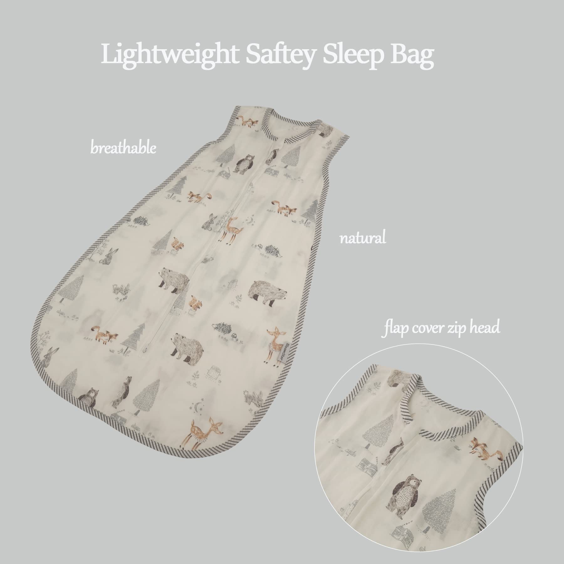 BLOOMSTAR breathable-muslin-fabric: soft, absorbent summer-ready material