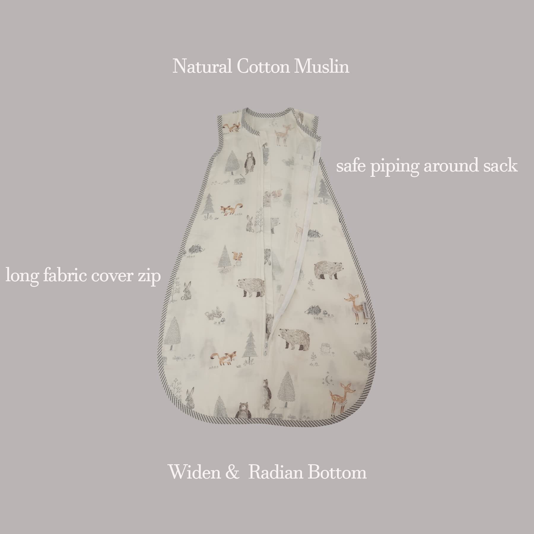 BLOOMSTAR round-neck-design: secure, comfortable fit across growing ages