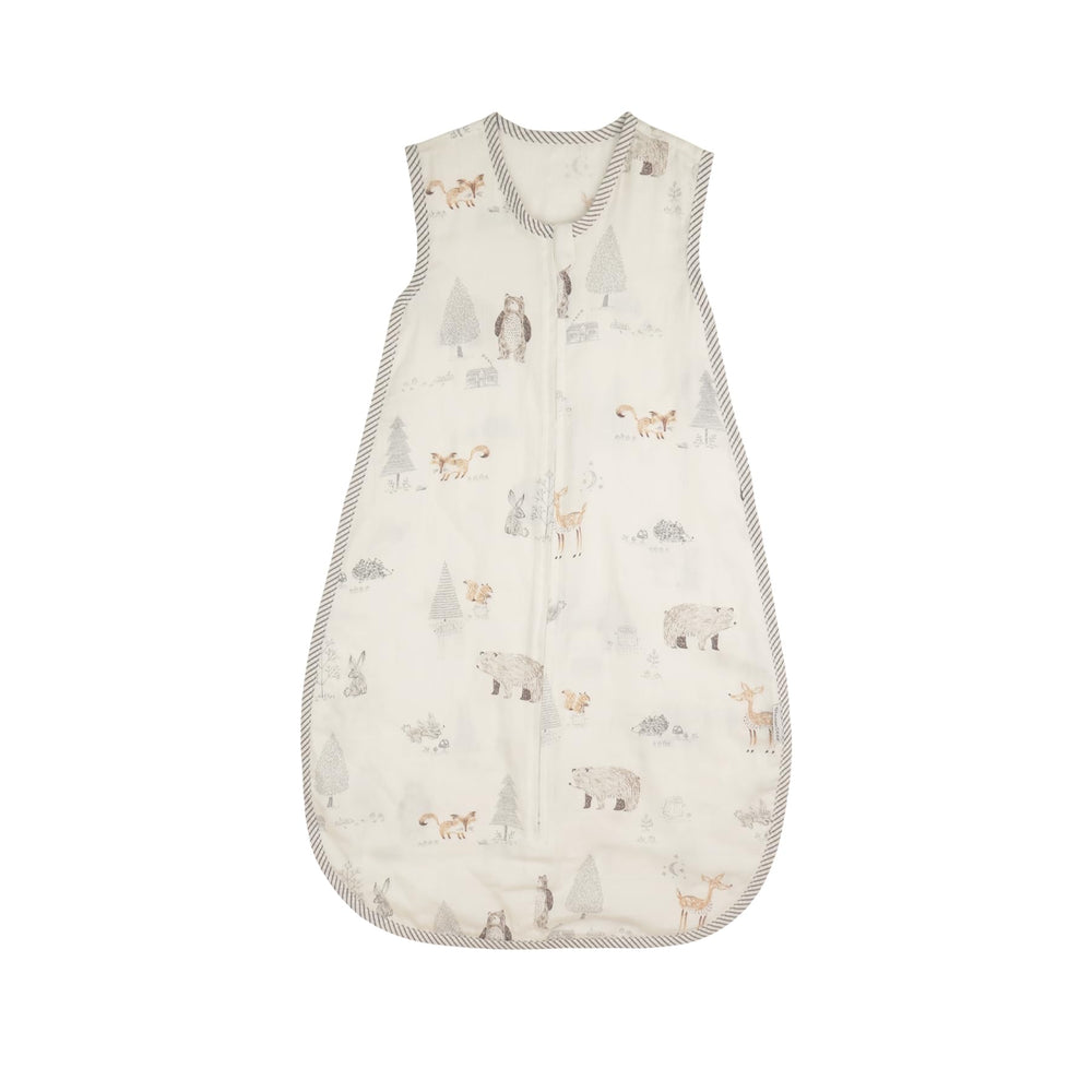 BLOOMSTAR sleep sack muslin-0-6m-grey: breathable cotton comfort for nap time