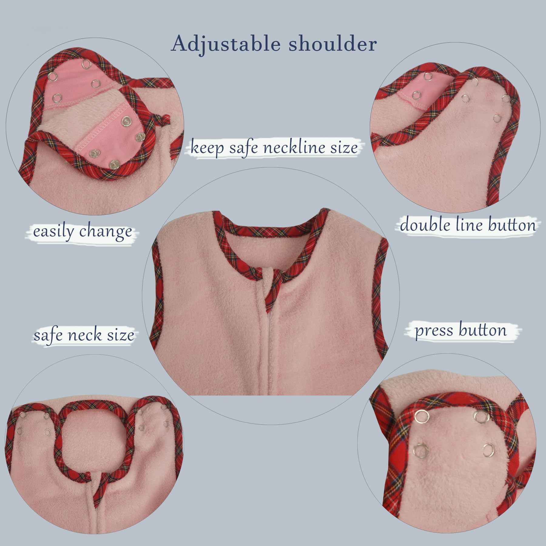 Bloomstar Sleep Sack with Feet fleece texture closeup conveys softness and warmth