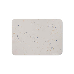 Blooom placemat confetti full-view showcases durable, wipeable surface for family meals