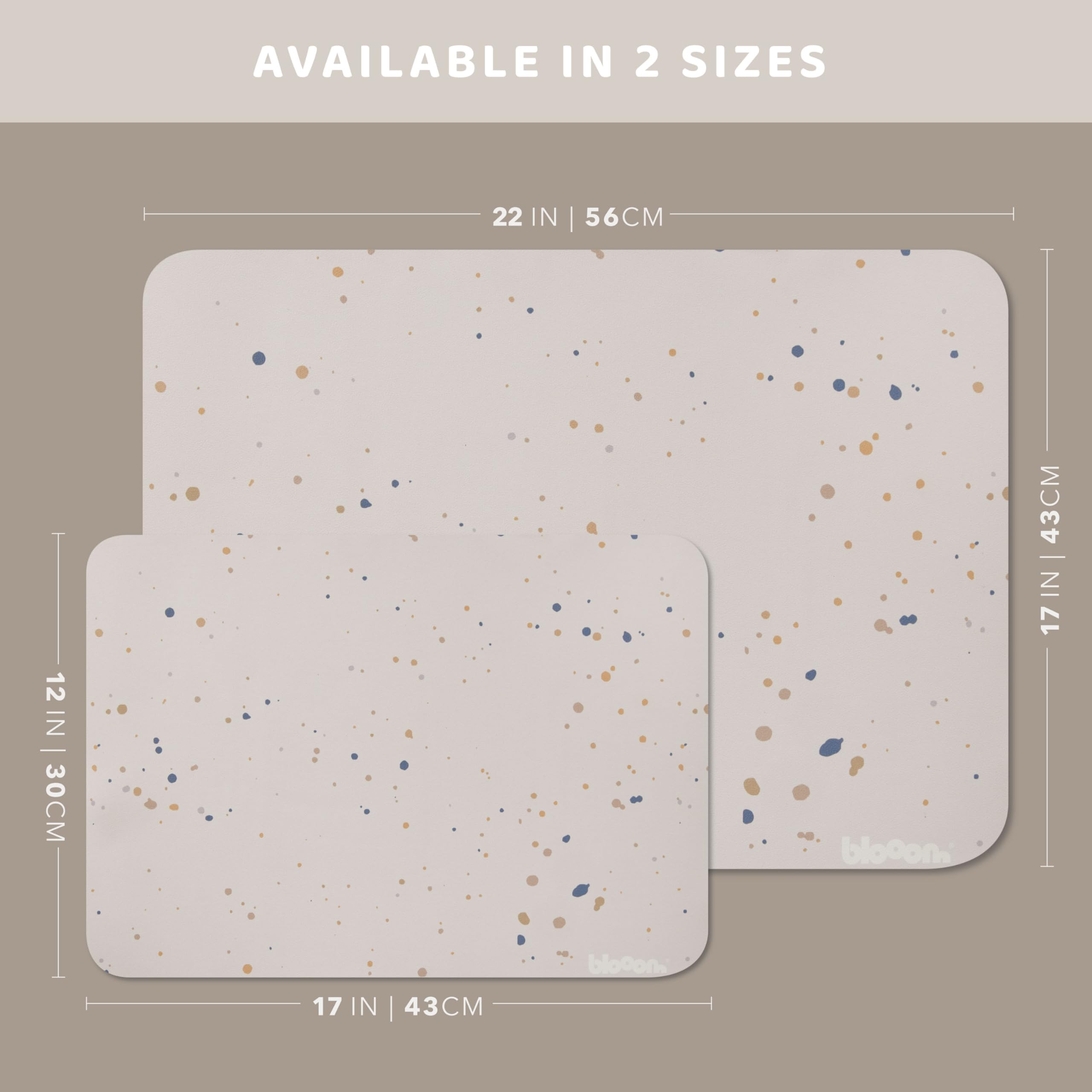 Blooom placemat modern aesthetic on dining table complements contemporary homes