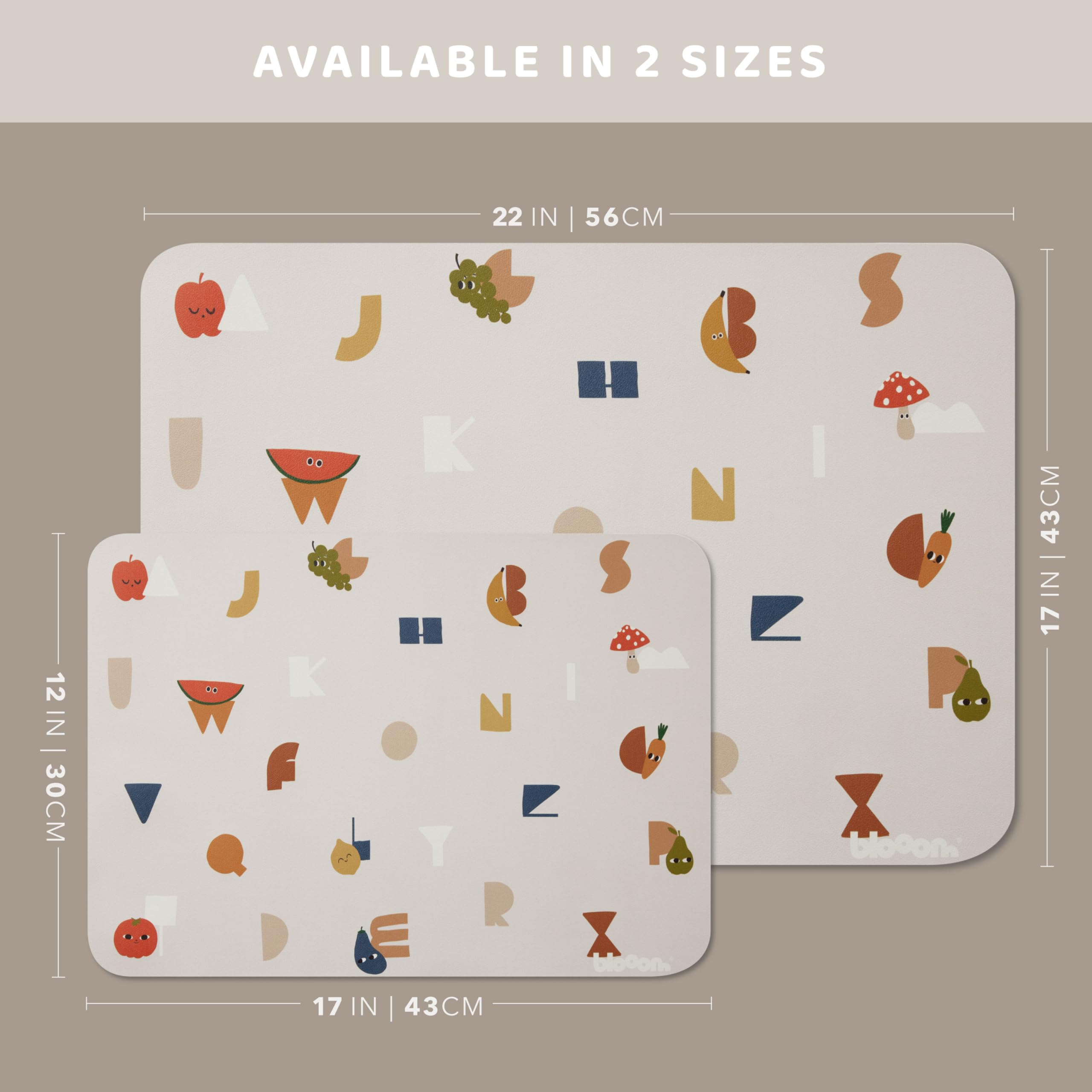 Blooom XL placemat serves as a table protector, keeping surfaces safe and tidy.