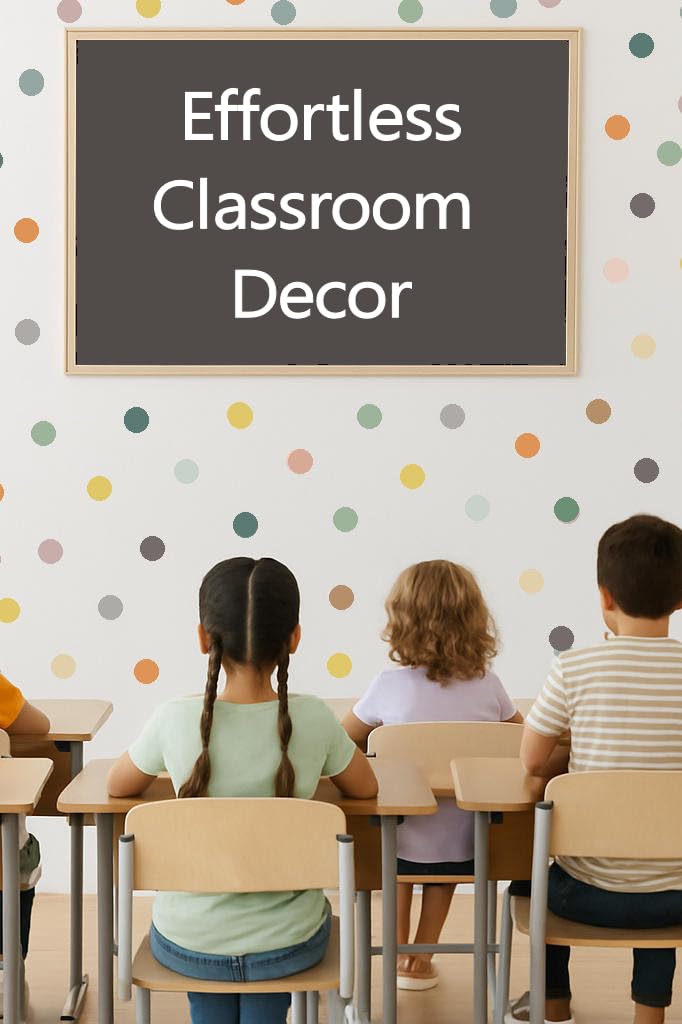 Blou House peel-and-stick dots provide durable, residue-free removal suitable for rented spaces
