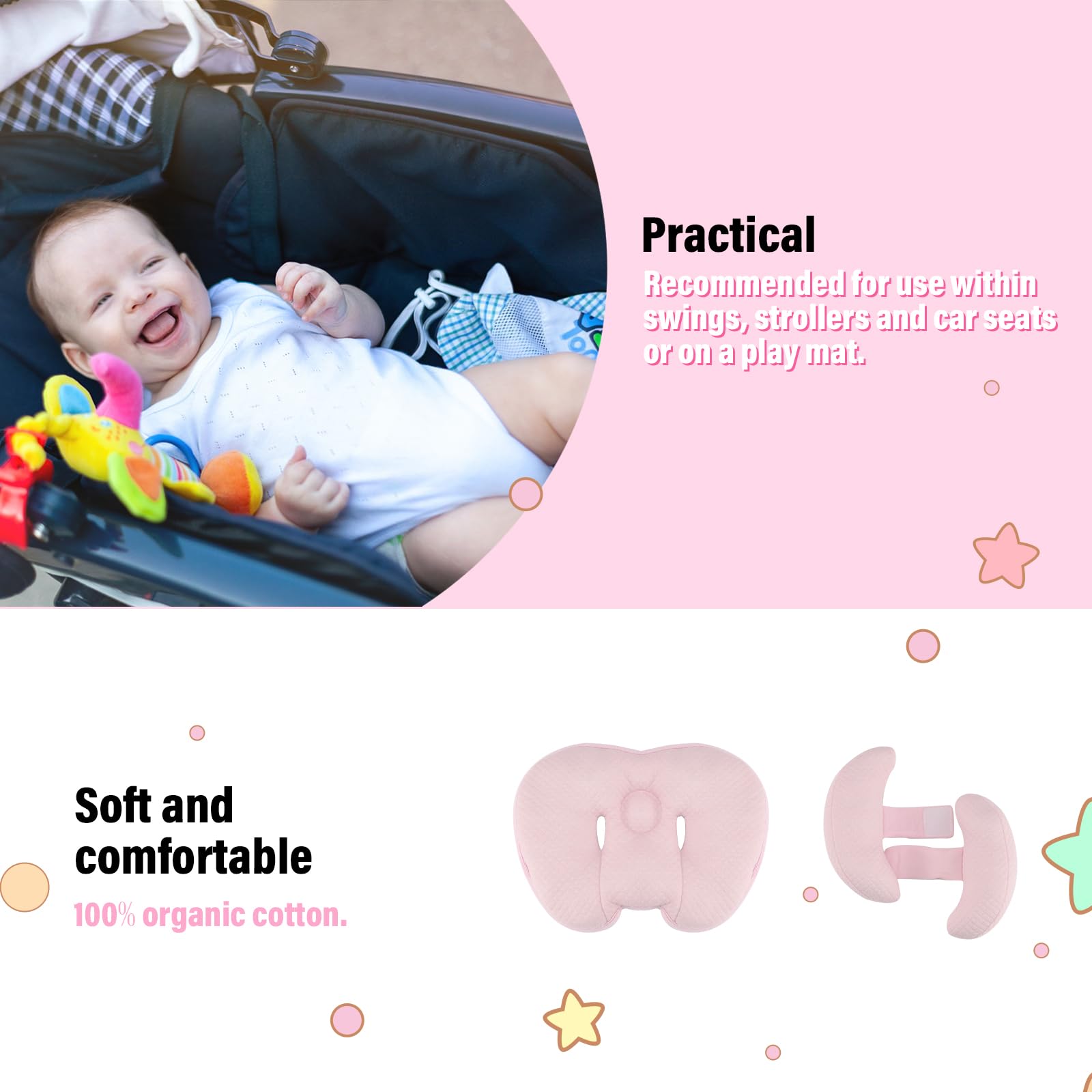 Blublu Park stroller use keeps baby settled during car trips and errands