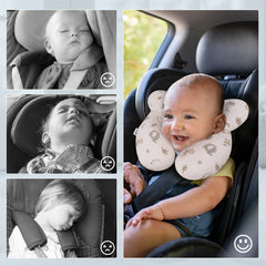 Blublu Park uniquely shaped pillow fits various baby sizes for growing comfort