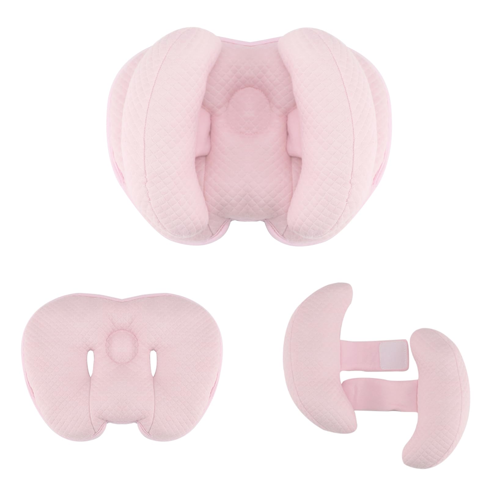 Blublu Park banana shape pillow close-up, provides gentle head support during rides
