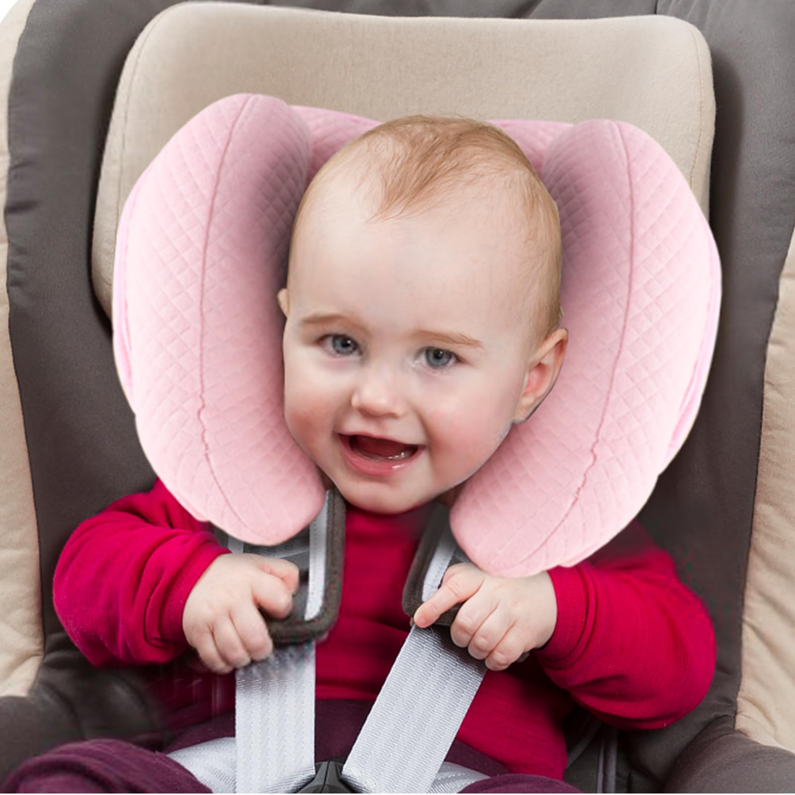 Blublu Park compact design makes a neat baby head pillow gift-ready