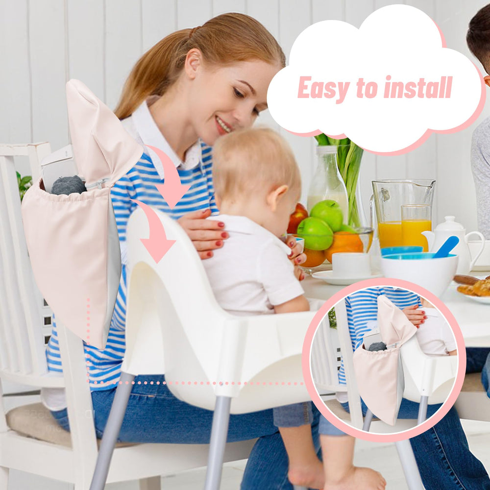 Blublu Park compatibility with Ikea Antilop high chair shown