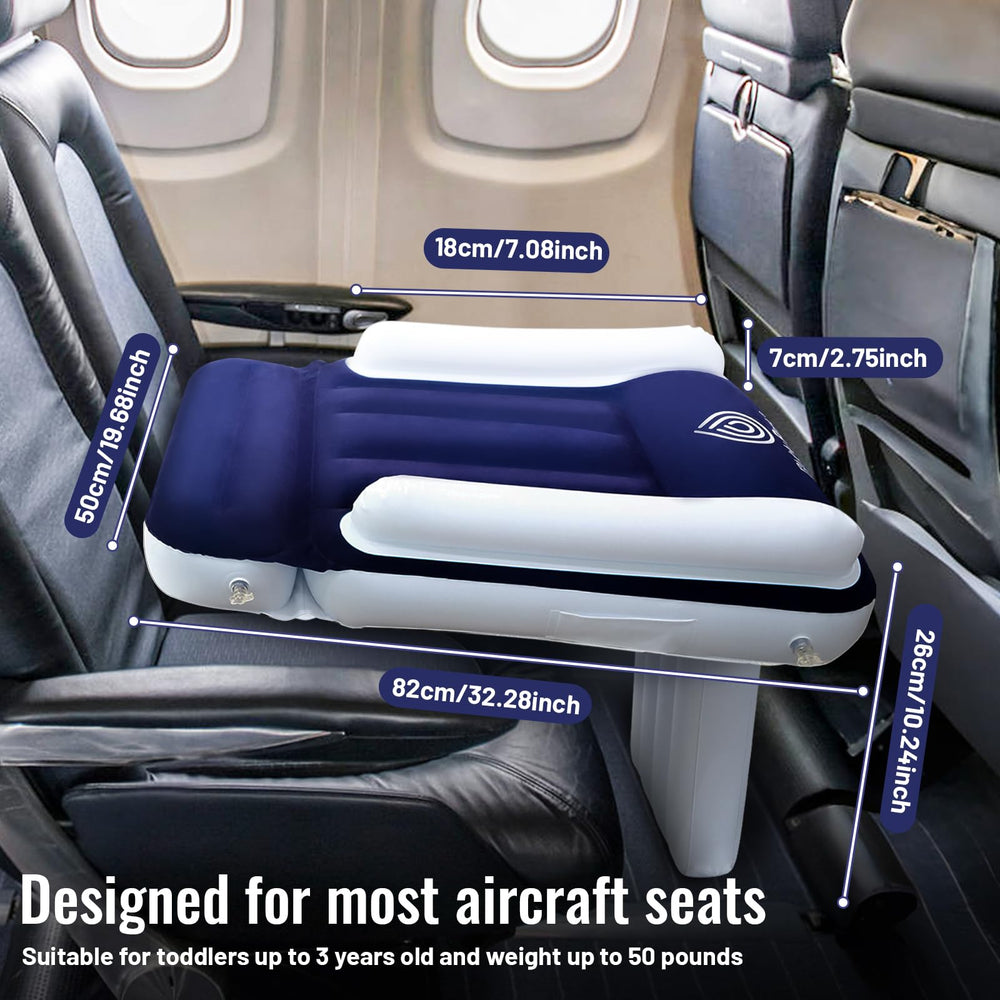Blublu Park bed sized for 80% inflation fits compactly in luggage