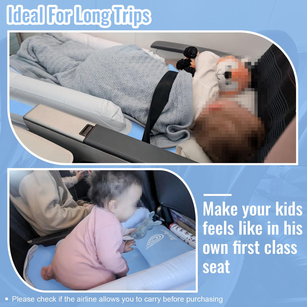 Blublu Park Kids Bed Airplane portable bag makes packing simple.