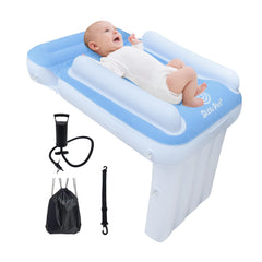 Blublu Park Kids Bed Airplane pump included enables quick inflates for travel.
