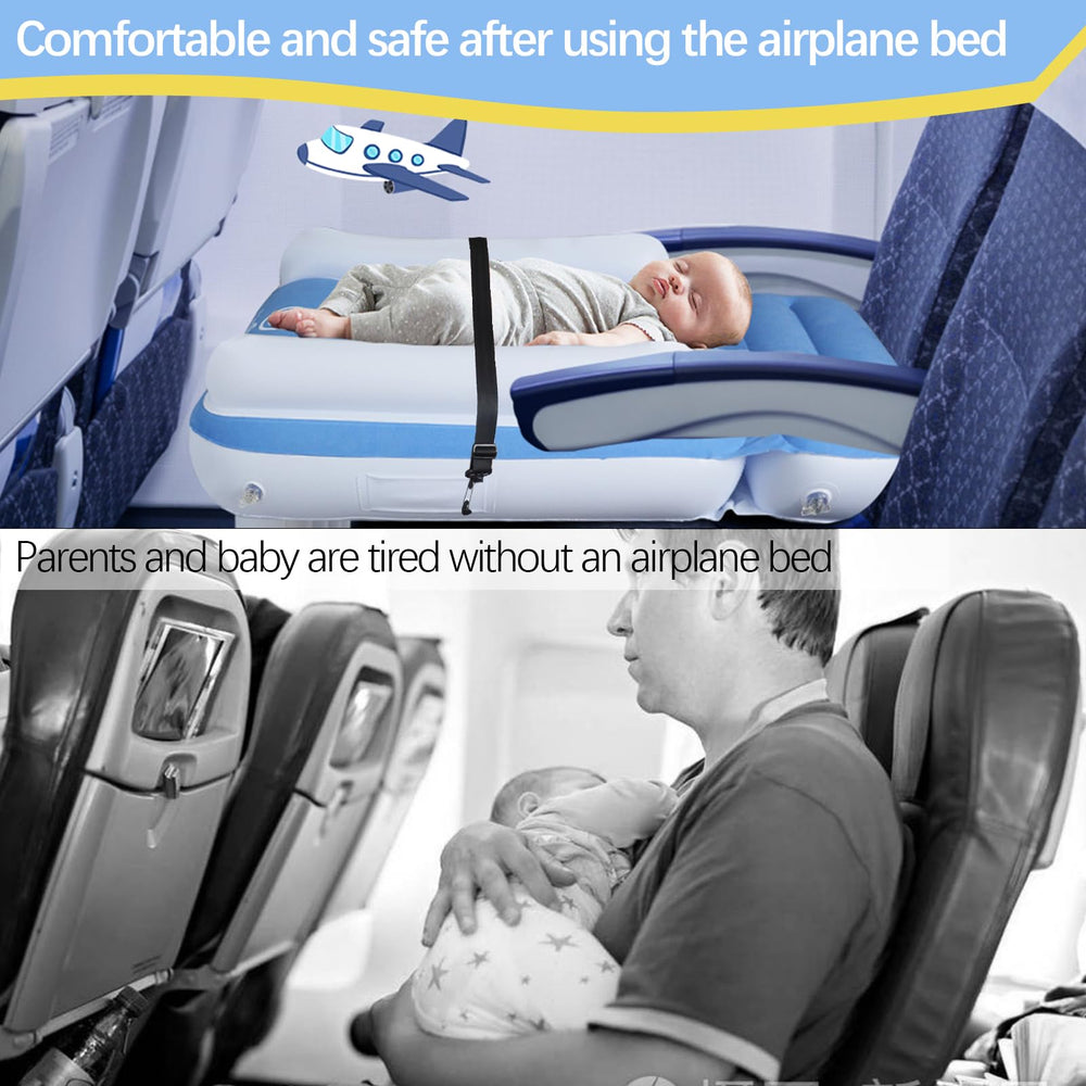 Blublu Park Kids Bed Airplane side walls offer added safety during flights.