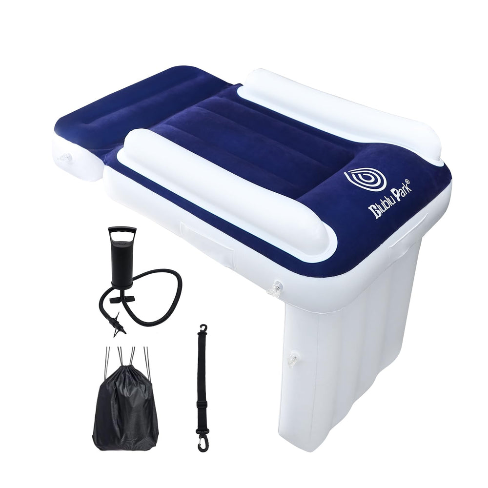 Blublu Park kids bed airplane sidewalls guard keeps child secure during flight