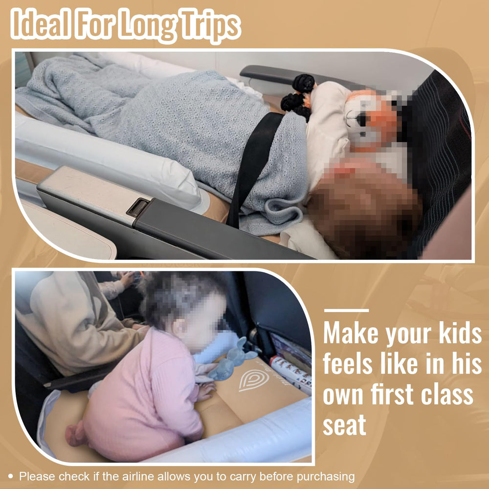 Blublu Park bed fits most airplane seats for reliable travel comfort.