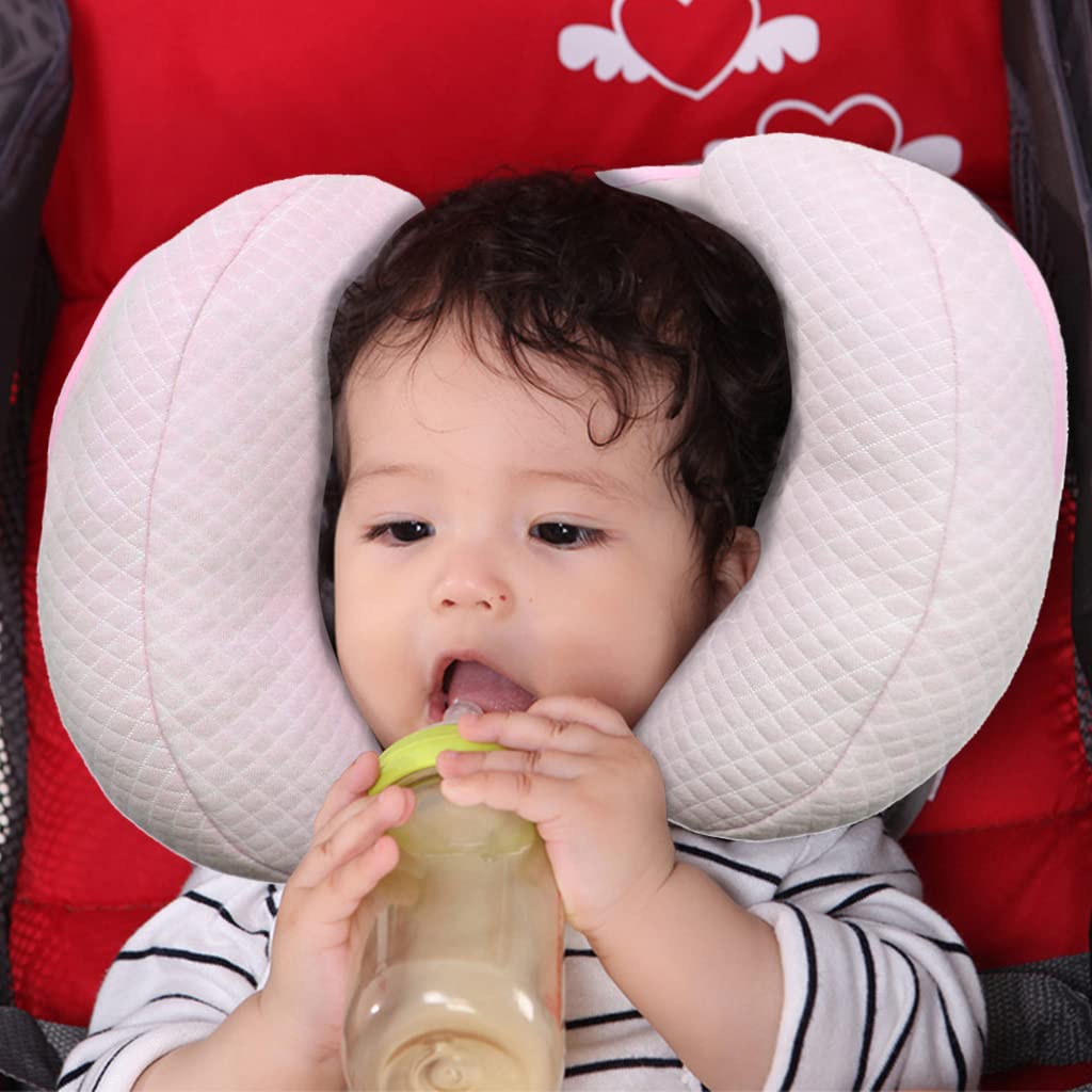 Blublu Park neck and head support keeps baby snug and well-positioned during rides
