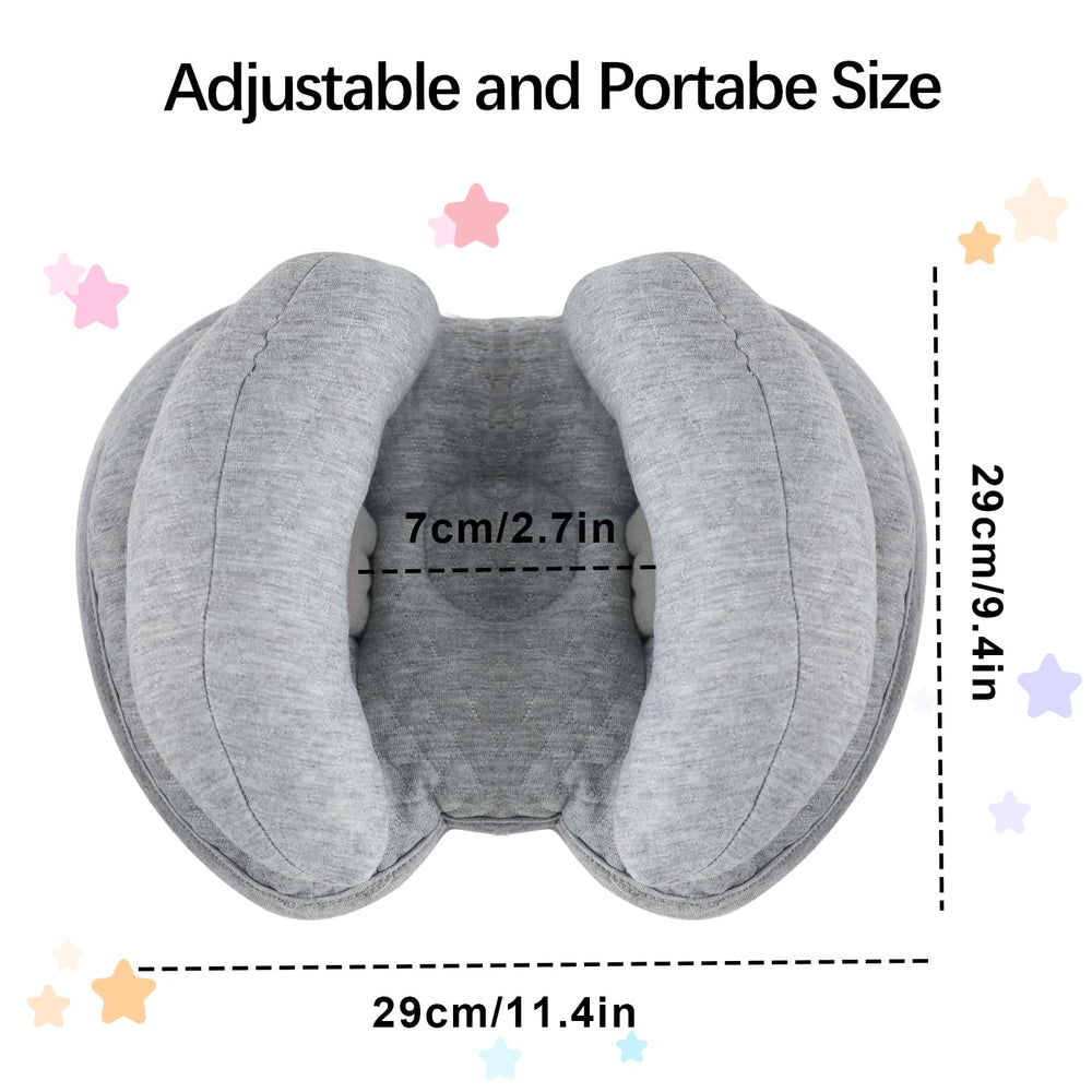 Blublu Park neck support on-the-go helps keep baby's head centered
