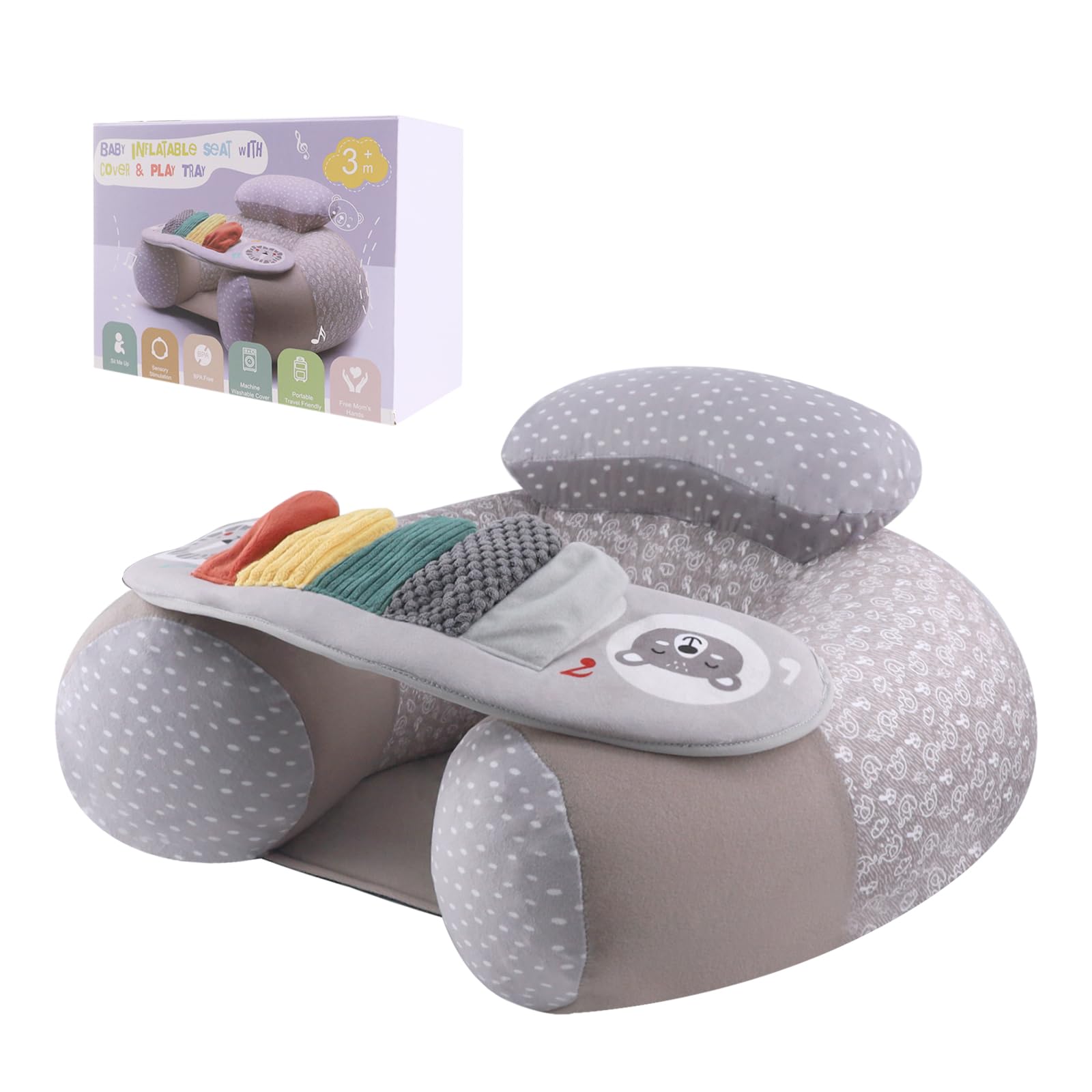 Blublu Park travel-friendly seat transitions between home and outings with ease