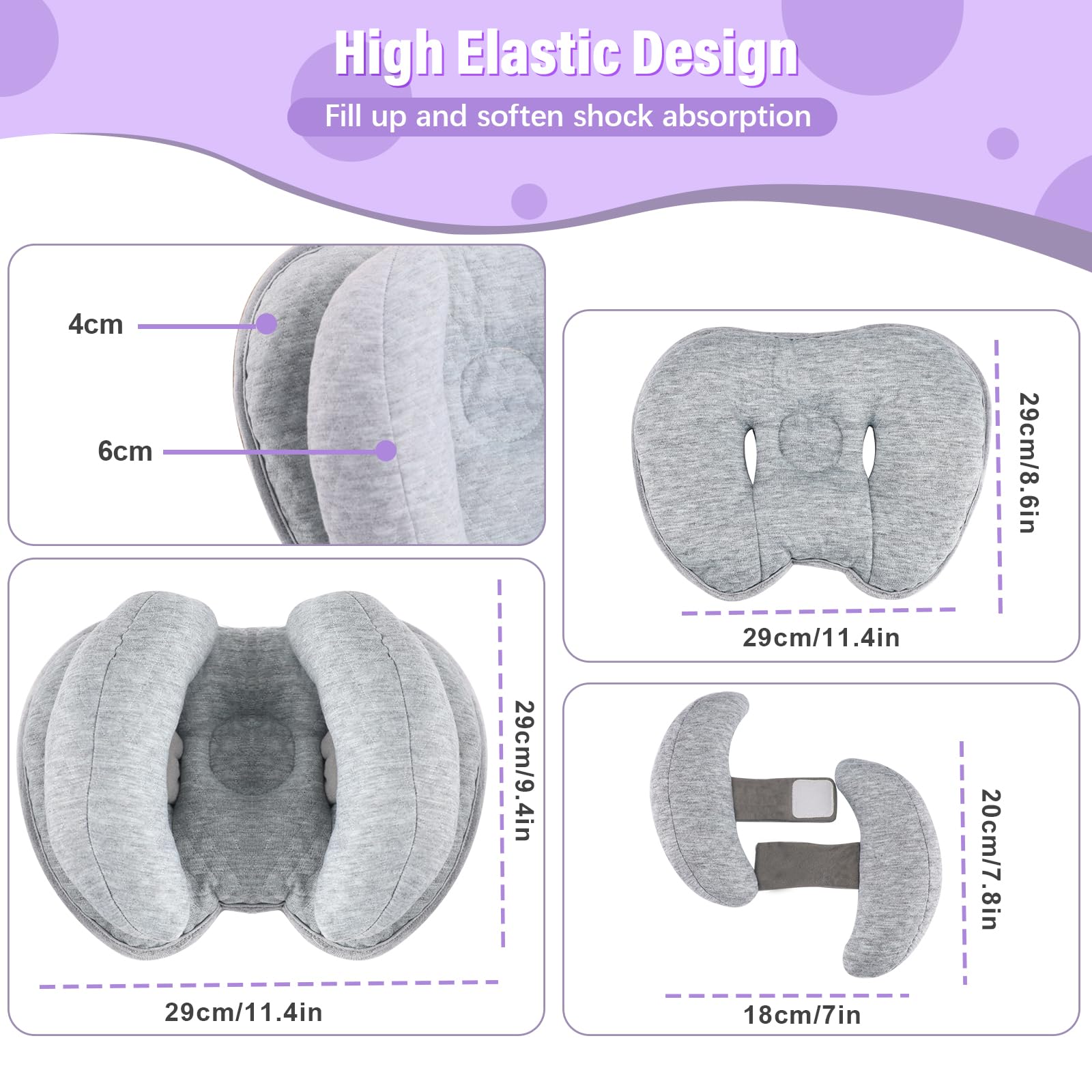 Blublu Park soft cotton fabric ensures breathable comfort for long stroller outings.