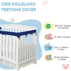 Blue-jxt long-panel cover wraps around three sides for full rail protection.
