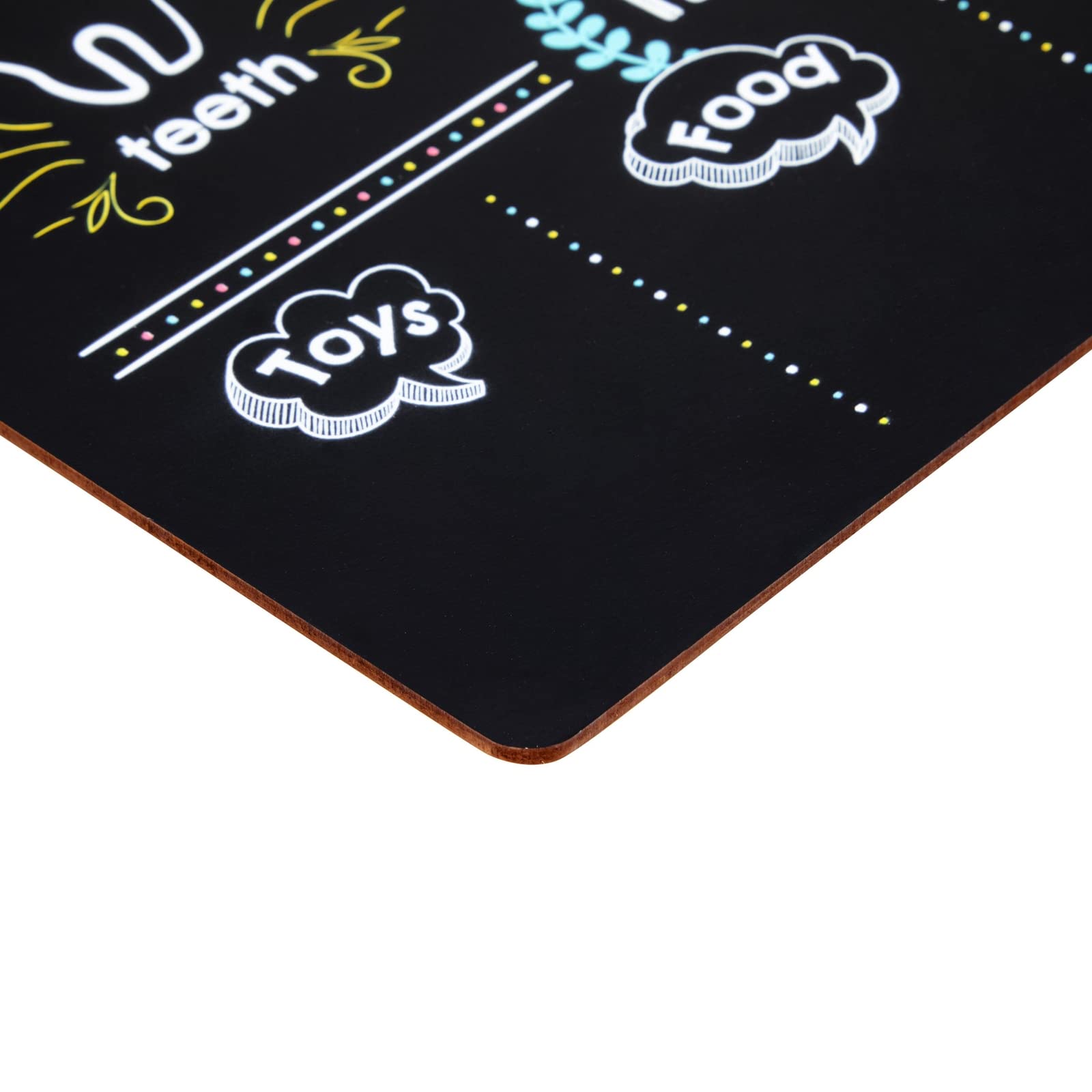 Blue Panda baby birthday board is a thoughtful gift for new parents.