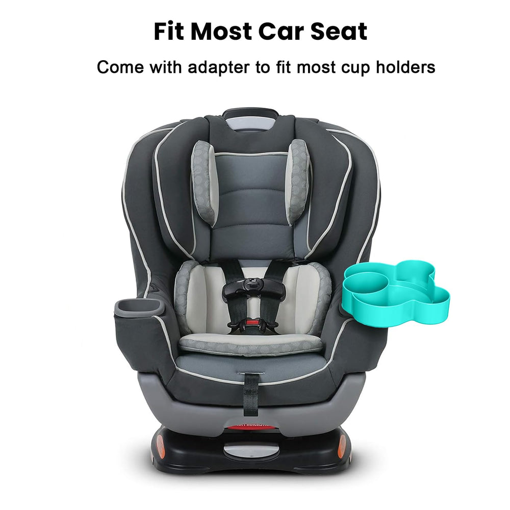 BlueOrigin universal snack tray fits most car seats for versatile family travel.