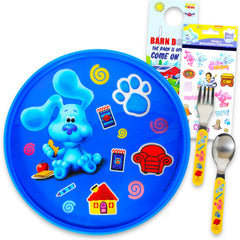 Blue's Clues double-sided plate with vibrant art for engaging meals