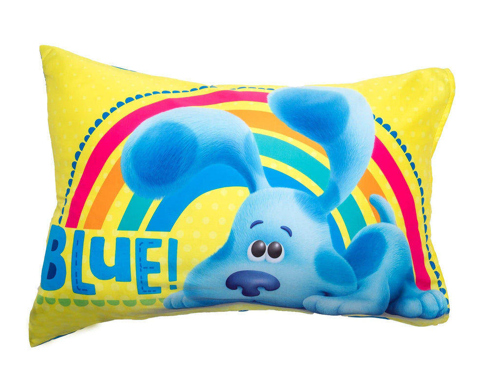 Blue's Clues fits standard crib/toddler mattresses for simple setup