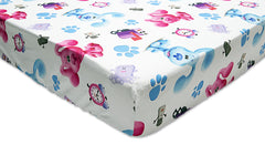 Blues Clues You Are Smart flat sheet viewed flat showcases breathable fabric for comfortable sleep layers