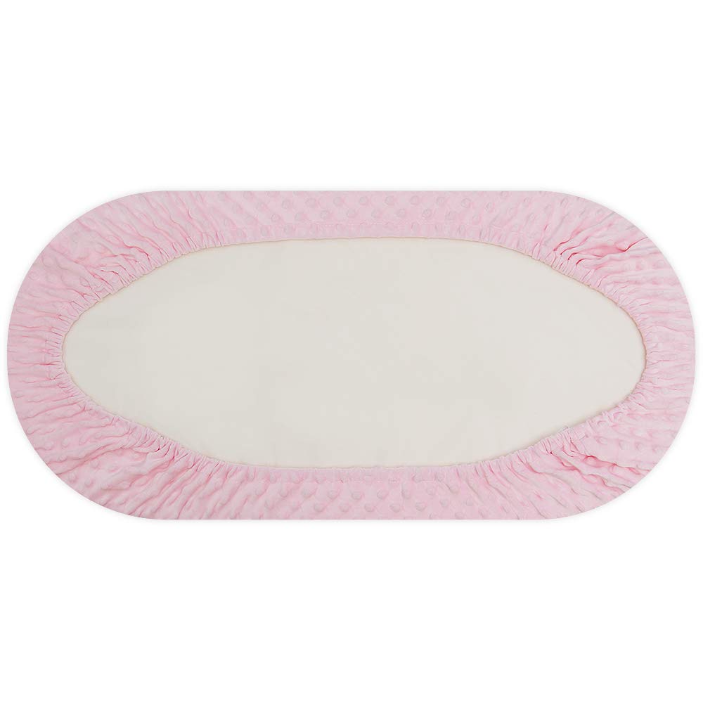 BlueSnail pink-gray colorway complements decor while keeping sheets neat