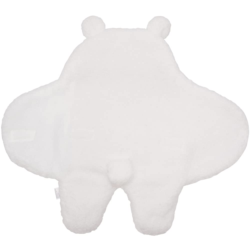 BlueSnail newborn sleeping-wrap hooded-ears showcases cute hat for warm comfort.