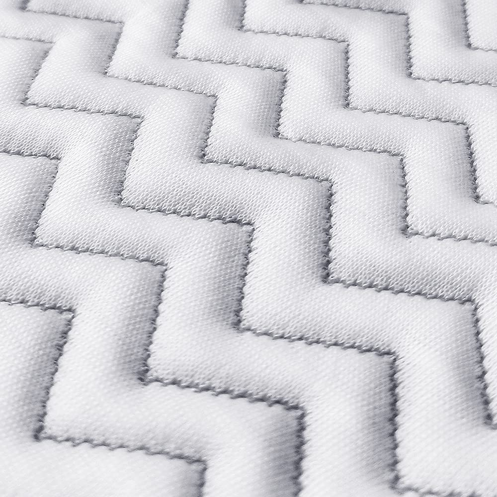 BlueSnail changing pad liner gray demonstrates breathable waterproof two-layer construction for mess protection.