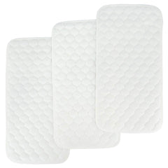 BlueSnail Quilted changing pad liner packaging shows a durable, ready-to-use set for quick diaper changes.