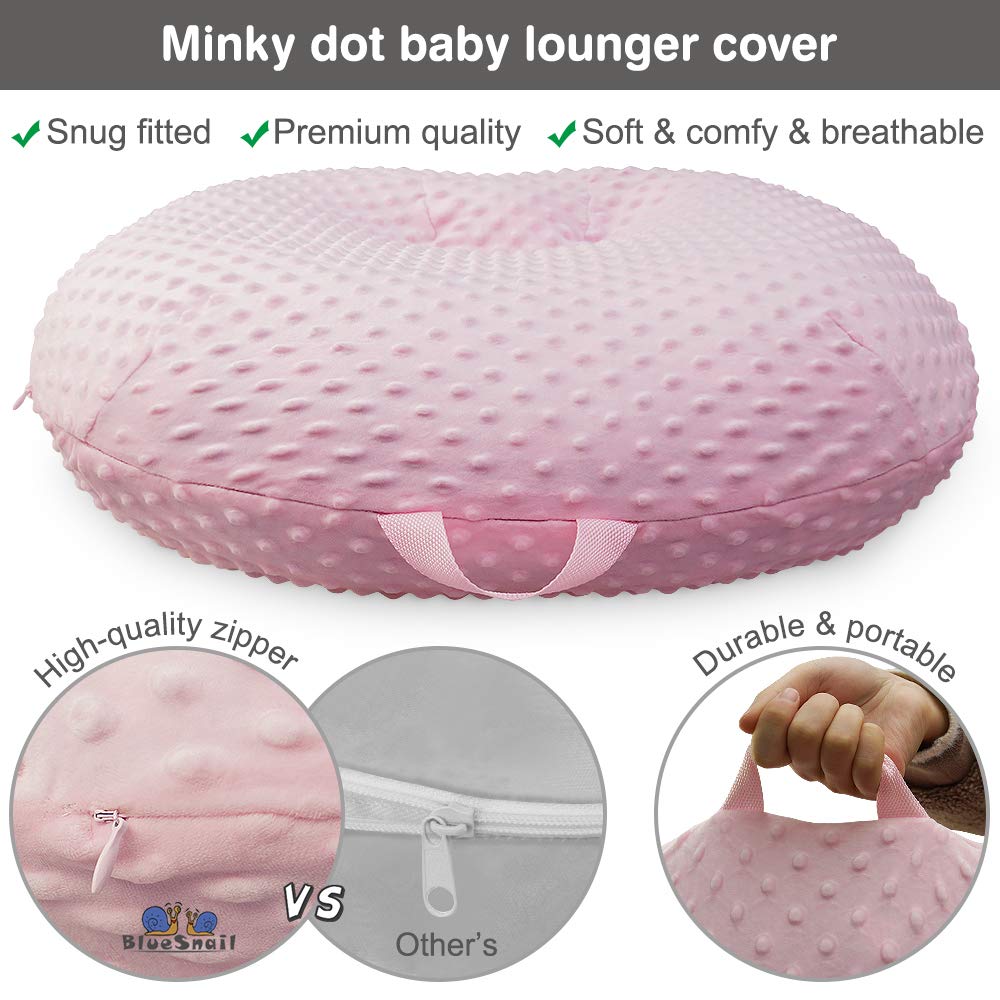 BlueSnail cover soft-knit highlights plush texture for baby's cozy touch