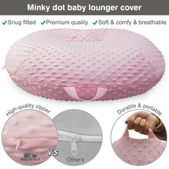 BlueSnail cover soft-knit highlights plush texture for baby's cozy touch