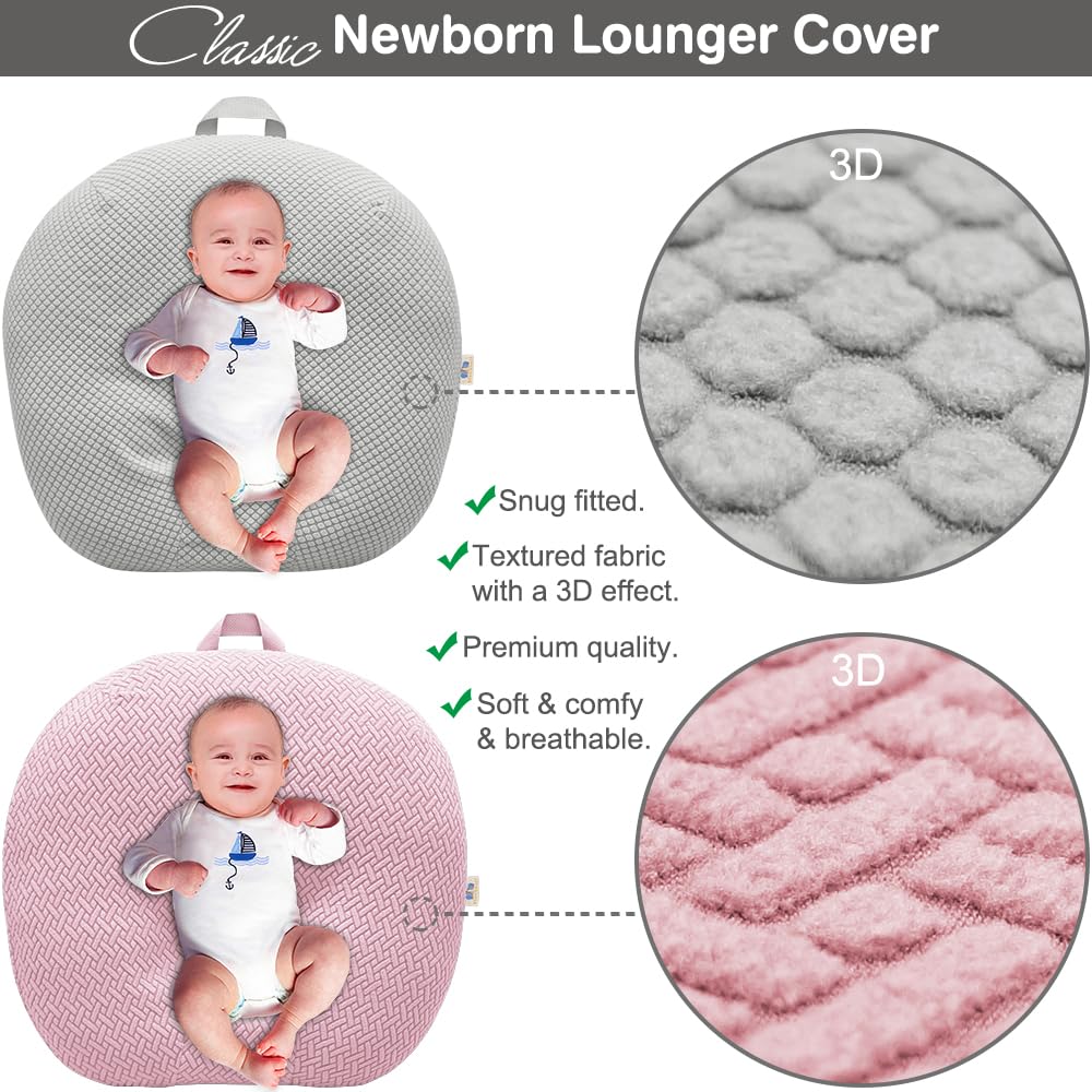 BlueSnail light gray cover closeup demonstrates breathable knit that stays comfy after many washes