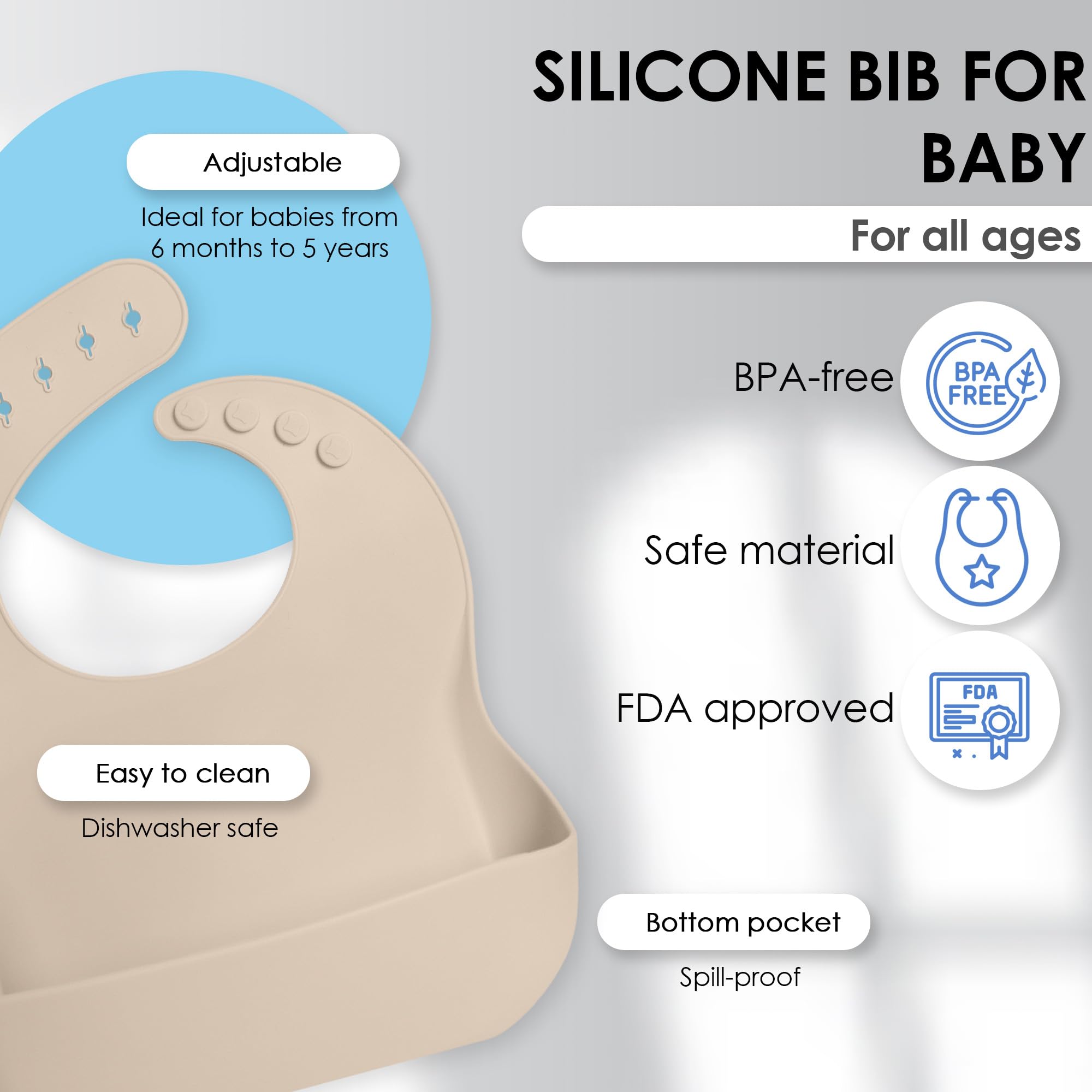 Bluet B plate with suction base prevents spills during self-feeding