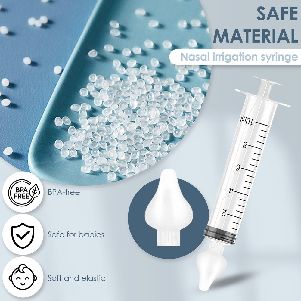 Bluet B safe silicone nasal syringe highlights soft reusable tips.