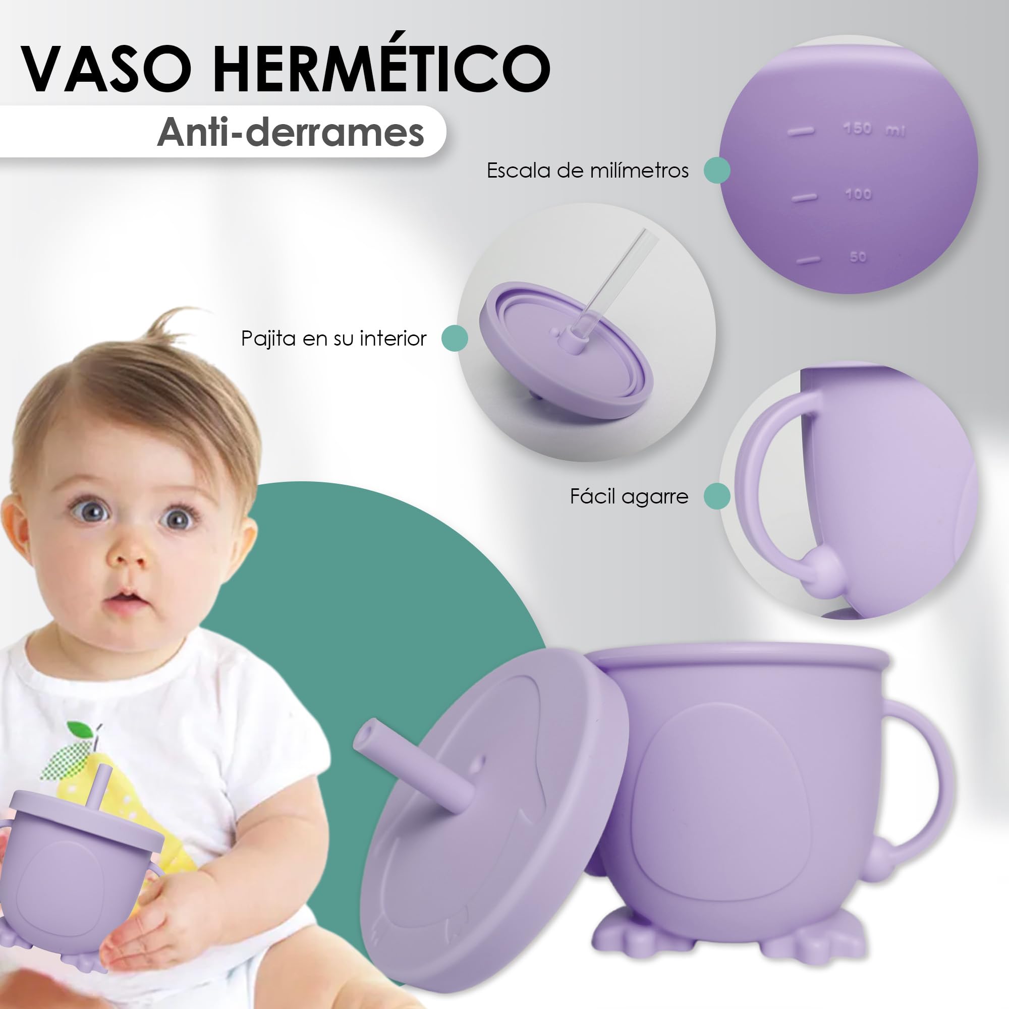 Bluet B silicone material is durable and easy to clean for busy parents.