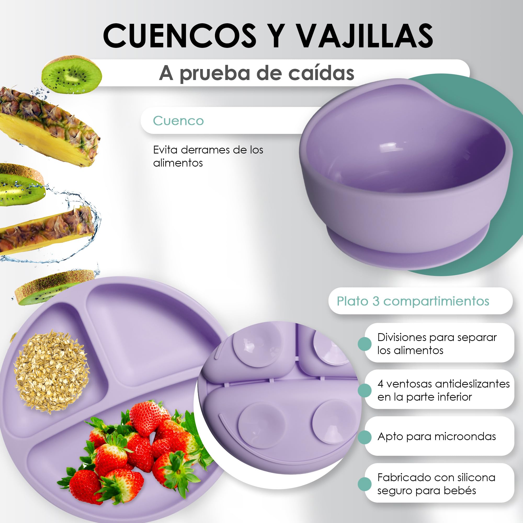 Bluet B silicone baby spoons offer soft, gentle feeding for tiny mouths.