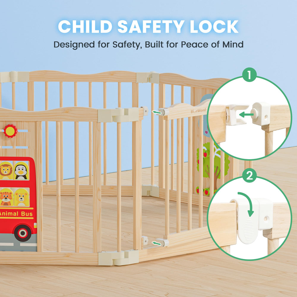 BlueWood easy-assembly design folds for quick setup and portable play sessions.