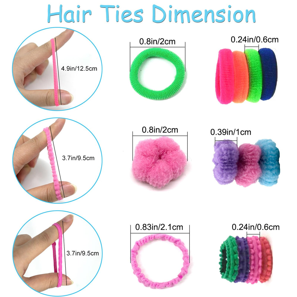 BlueZOO bulk pack keeps hair tidy and organized in a bag.